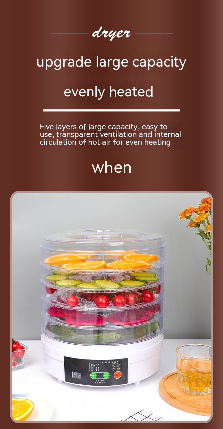 Household Fruit Dehydrator Food Small Foodstuff Dryer Appliances Home Essentials