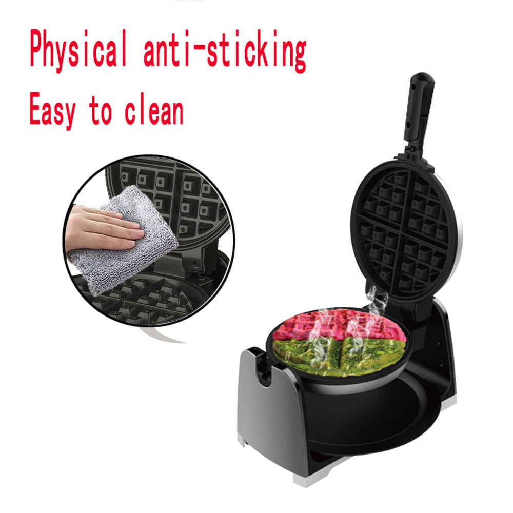 Household Round Rotating Waffle Machine appliances Home Essentials