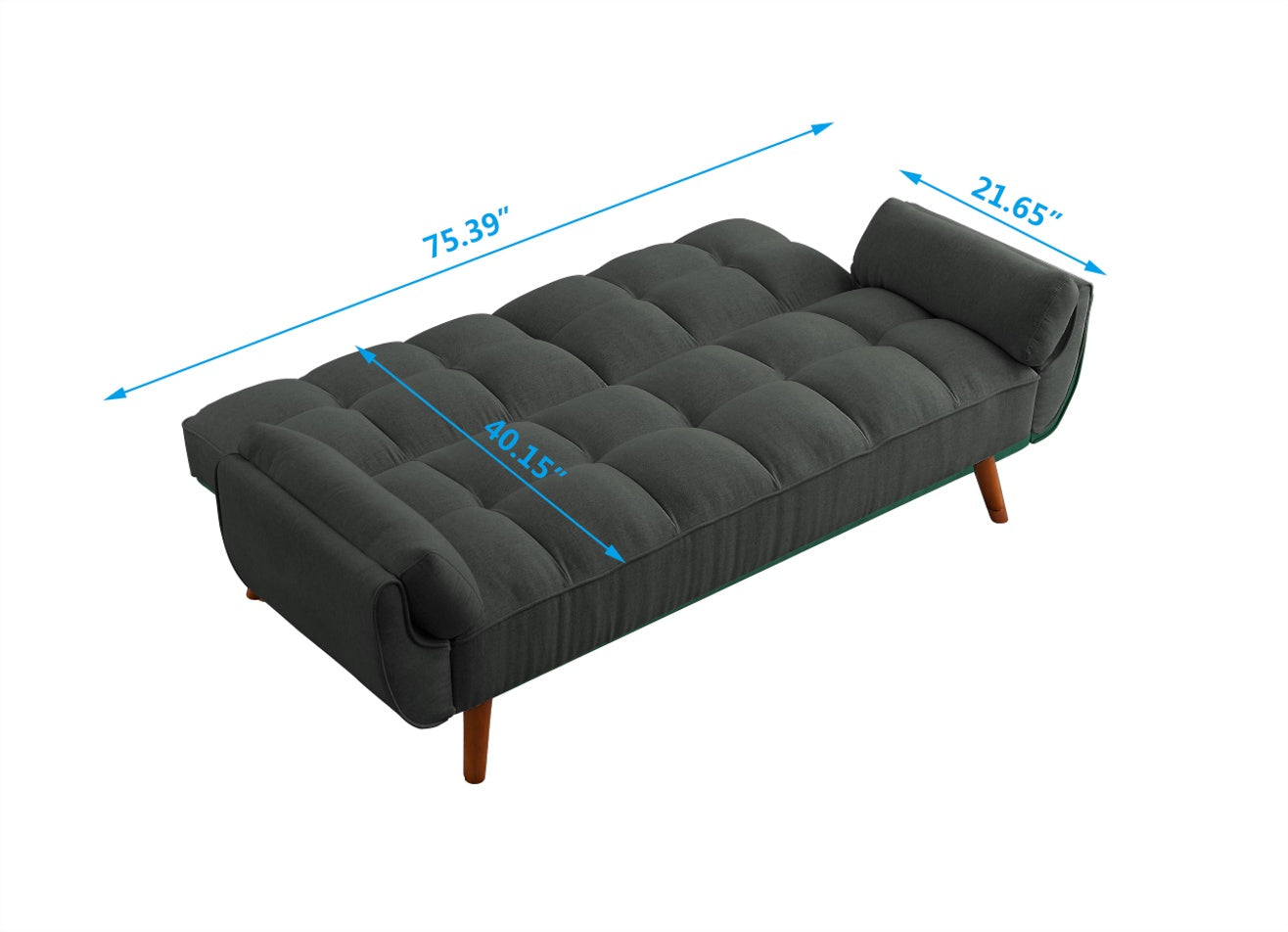 2064 - Sofa Dark Grey