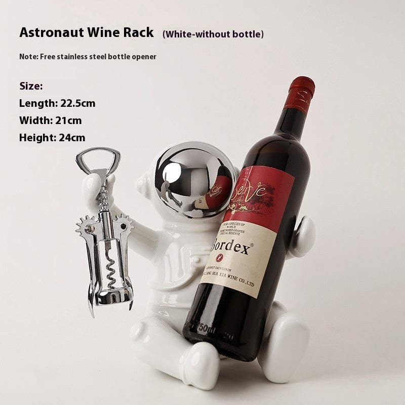 Astronaut Wine Rack Wine Cabinet TV Cabinet Decorations