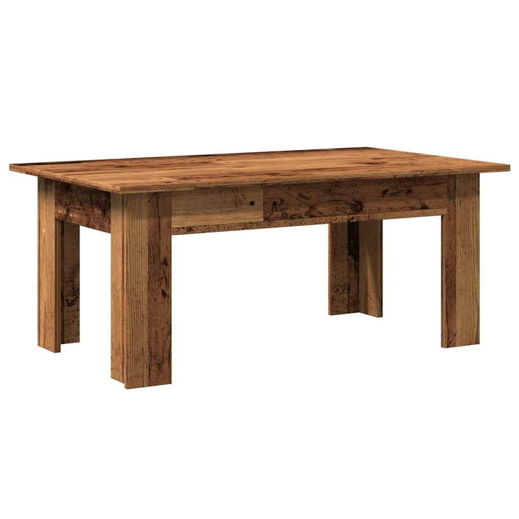 vidaXL Kava miza Old Wood 100x60x42 cm Inženirski les