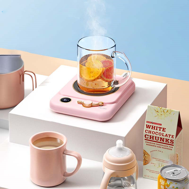 Milk Heating Insulation Base Desktop Digital Display Warming Pad appliances Home Essentials