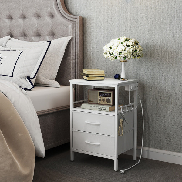 Bedside Table With Charging