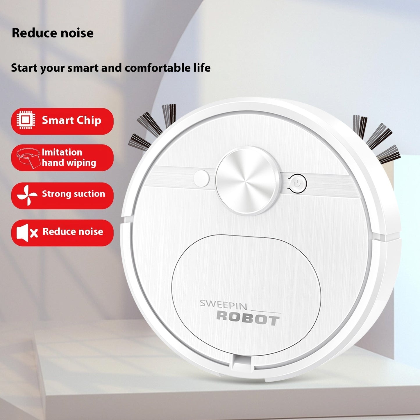Three-in-one USB Charging Automatic Home Intelligence Cleaner Appliances Home Essentials