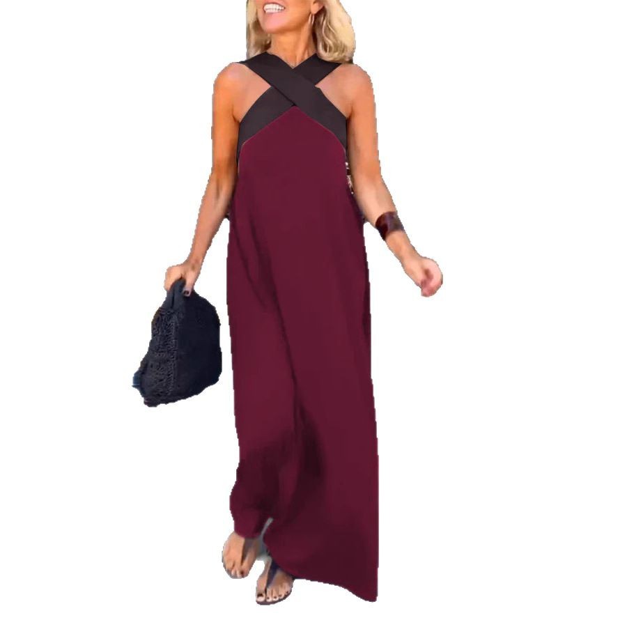 Women's Cross Beauty Back Dress Women's Garments Apparel / Clothing