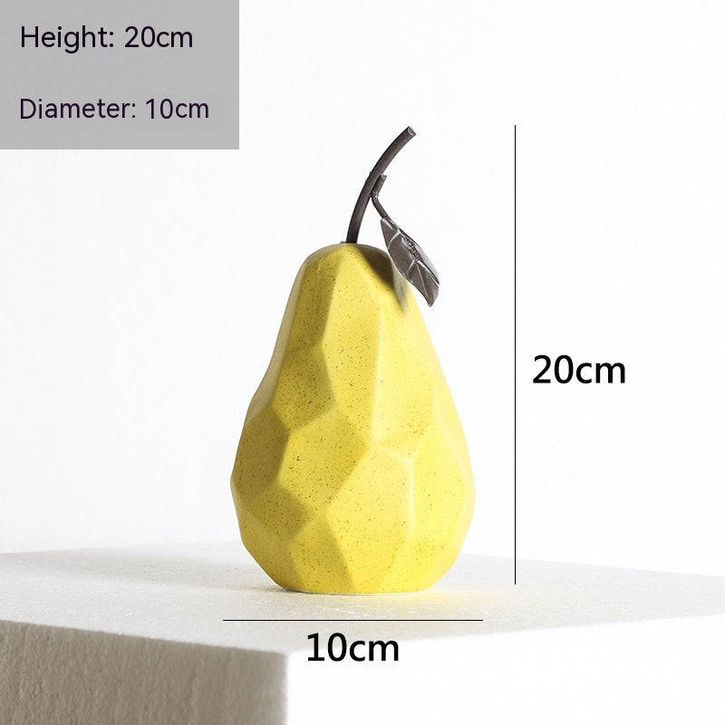 Ceramic Pear Simple Home Craft Ornaments