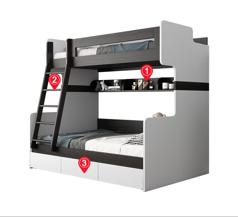 Simple Multi-function High And Low Bed Double Bed Furniture