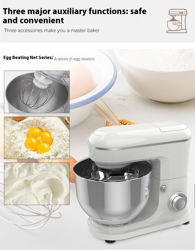 Three-in-one Stand Mixer 6L Large Capacity Cooking Machine Appliances Home Essentials
