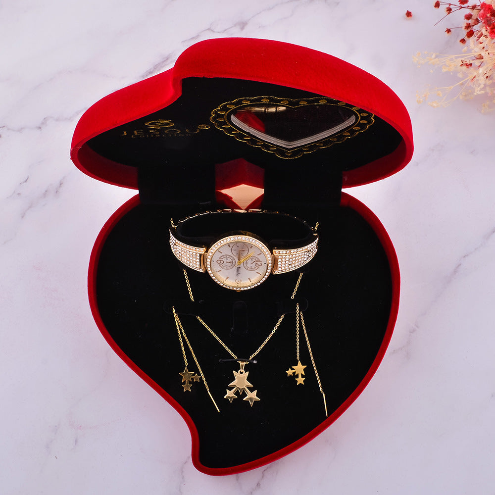 Coffret cadeau simple et exquis pour montre, collier et bijoux