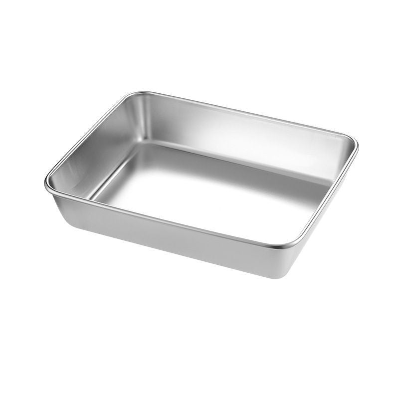 Thickened Stainless Steel Plate Household With Lid Appliances Home Essentials