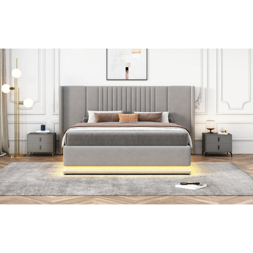 Fiberboard Double Bed Furniture