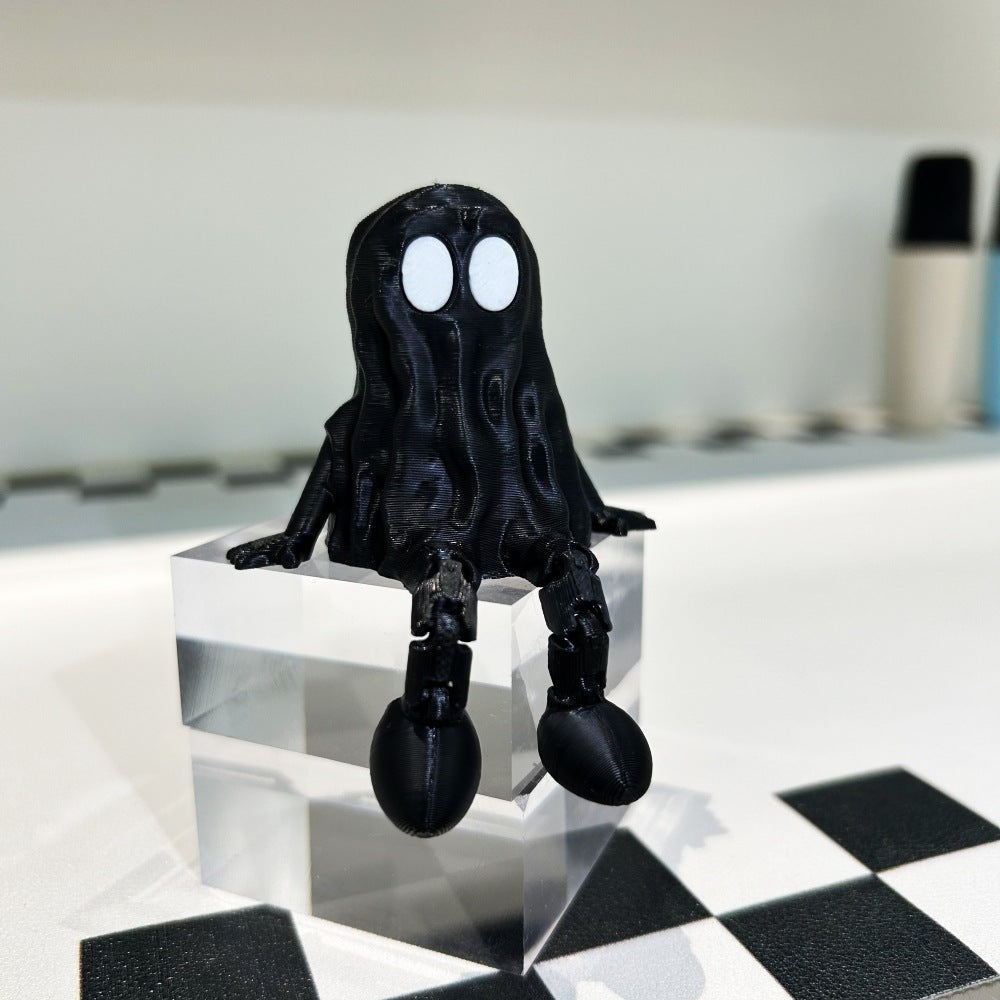 3D Printing Halloween Ghost Movable Joint Home Ornaments