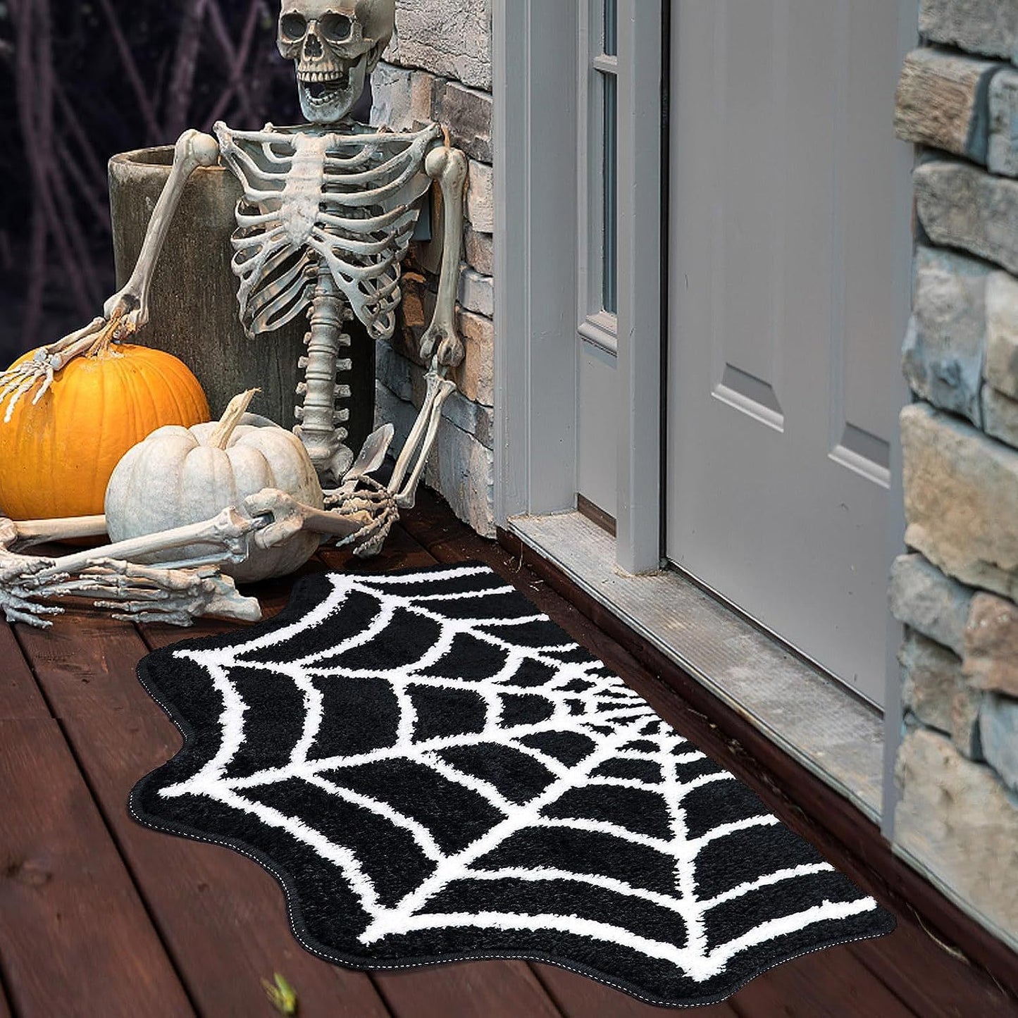Halloween Cashmere-like Horror Mat Entrance Door Doormat Home Ornaments