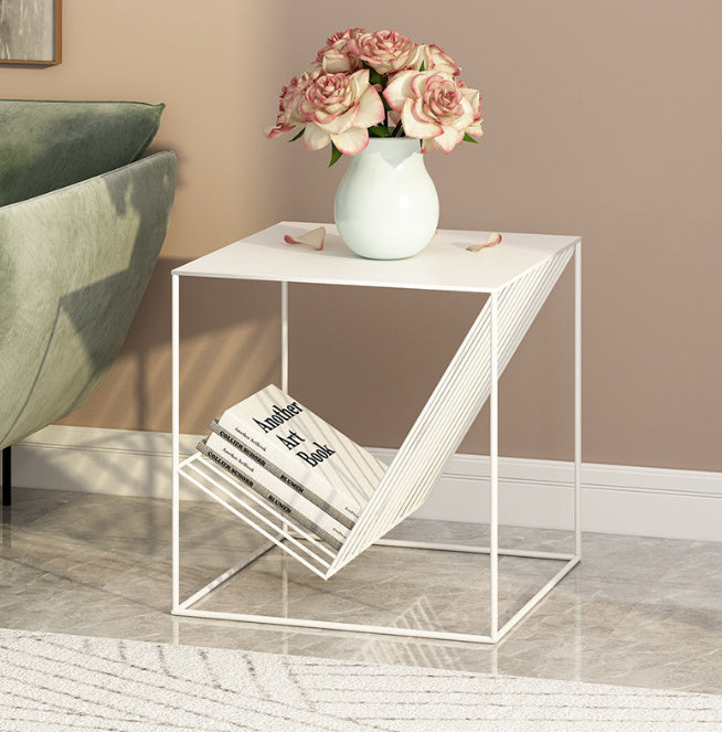Minimalist Iron Art Side Table Corner Bedside Table Furniture