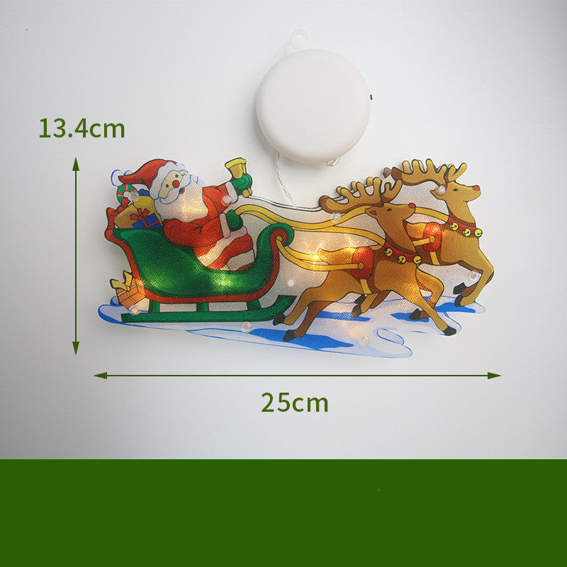 Christmas Decoration Lights Santa Snowman Elk Home Ornaments