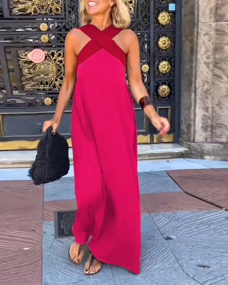 Women's Cross Beauty Back Dress Women's Garments Apparel / Clothing