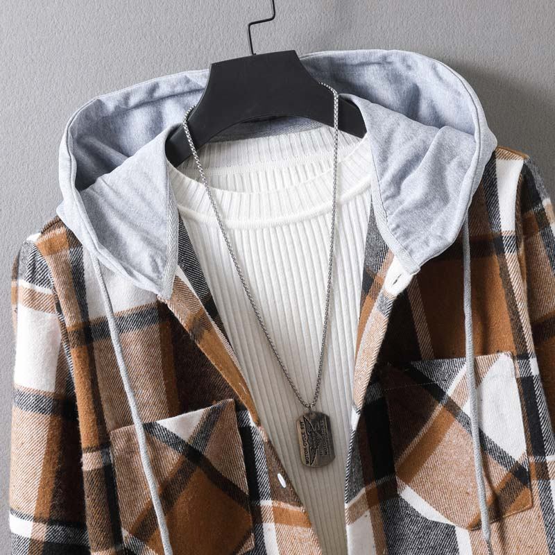 Hooded Casual Loose Fitting Sweater Men's Attire Apparel / Clothing