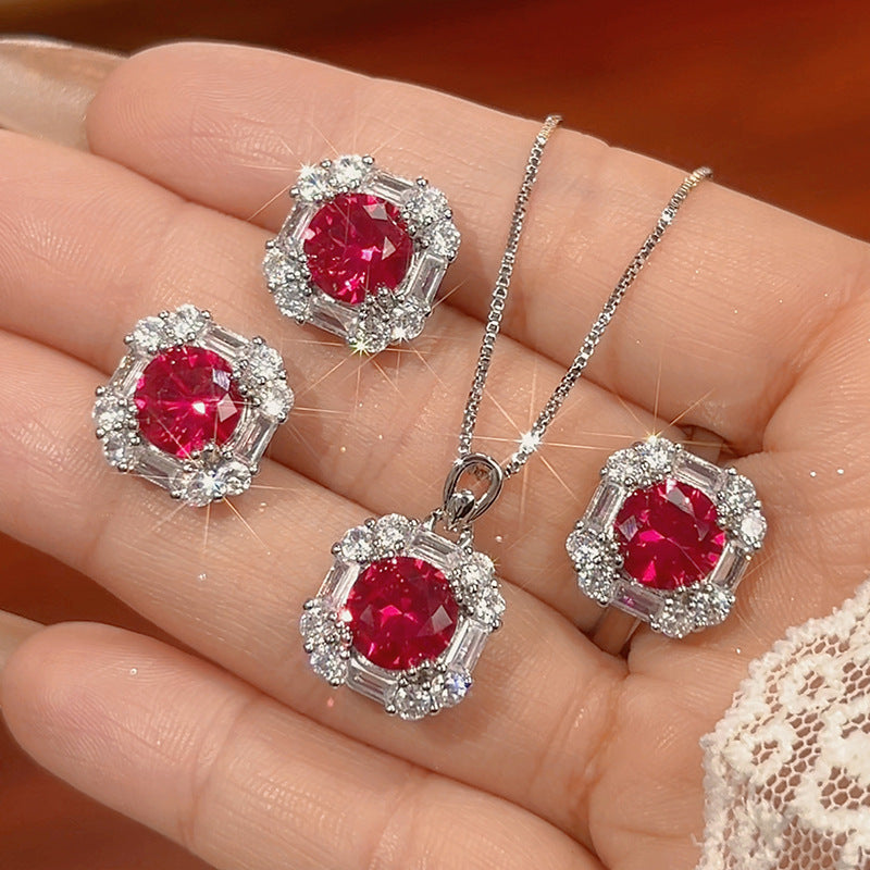Minority Simple Fashion Gold-plated Copper Jewelry Suit Jewelry/Accessories