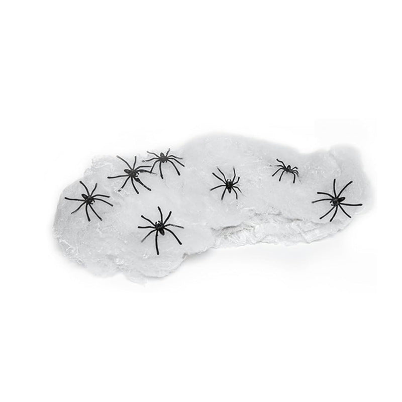 Halloween Decoration Cotton Spider Web Atmosphere Layout Props Home Ornaments