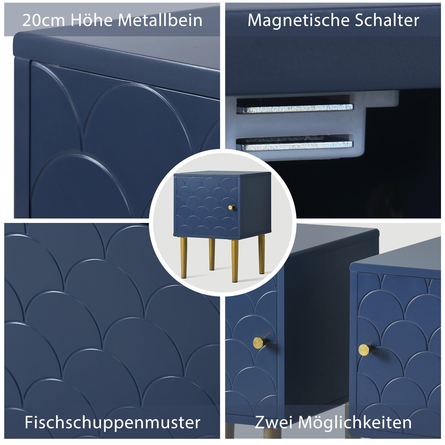 Particleboard Bedside Table