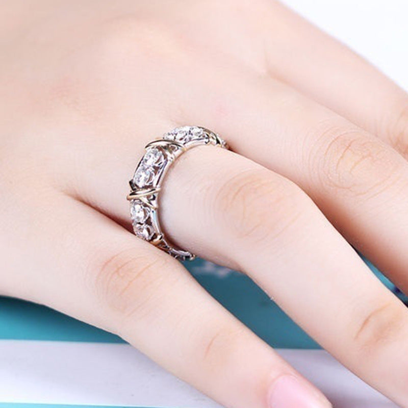 Cross Jewelry Zircon Ring For Women Jewelry/Accessories