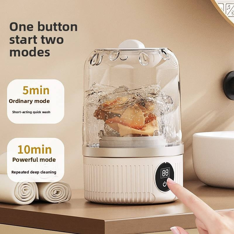 Underwear Washer, Portable Mini Washing Machine, Upgraded Mini Washings Machines, Rechargeable Cordless Washing-Machine, Laundry Cup For Bra, Underwear, Socks Appliances Home Essentials