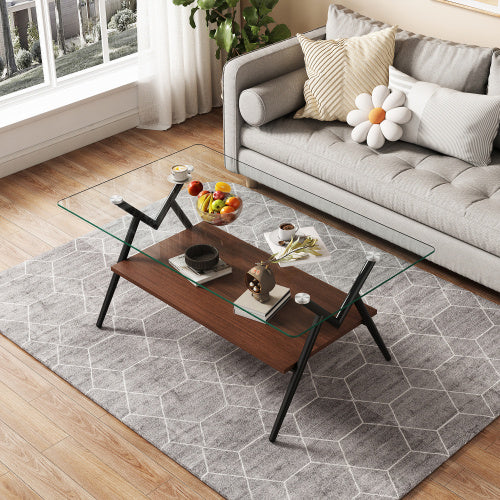 Table basse rectangulaire