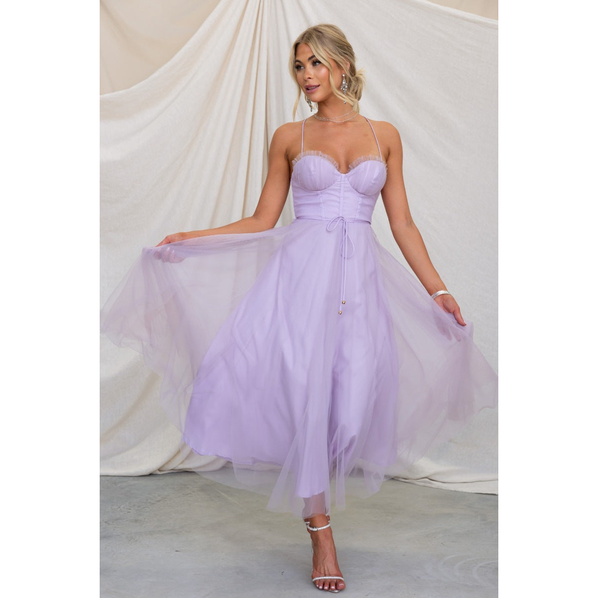 Sling Casual Dress Multi-color Women's Garments Apparel / Clothing