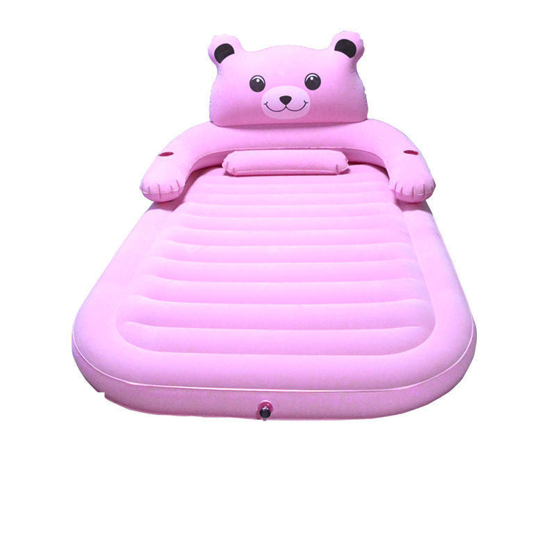 Elevated Household Double Automatic Cartoon Air Bed Furniture