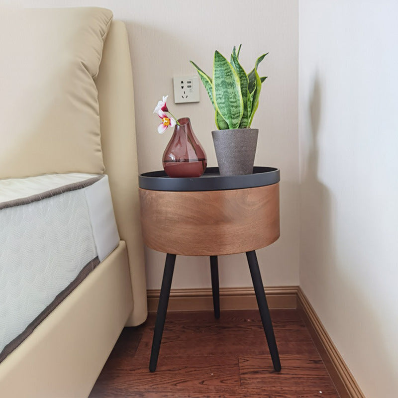 Italian Round Combination Coffee Table Small Apartment Living Room Side Table Furniture