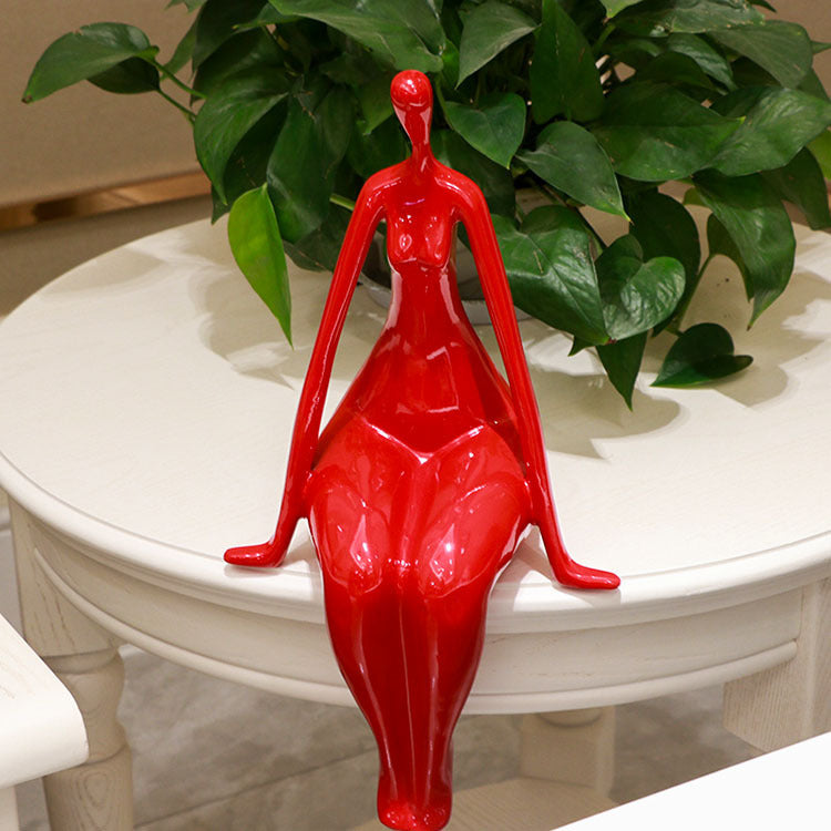 Creative TV Cabinet Character Decoration Sculpture Crafts