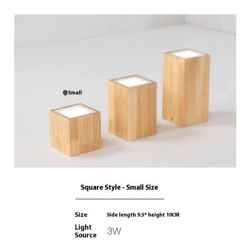 Creative Modern And Simple Solid Wood Aisle Balcony Surface Mounted Downlight Lighting Home Essentials