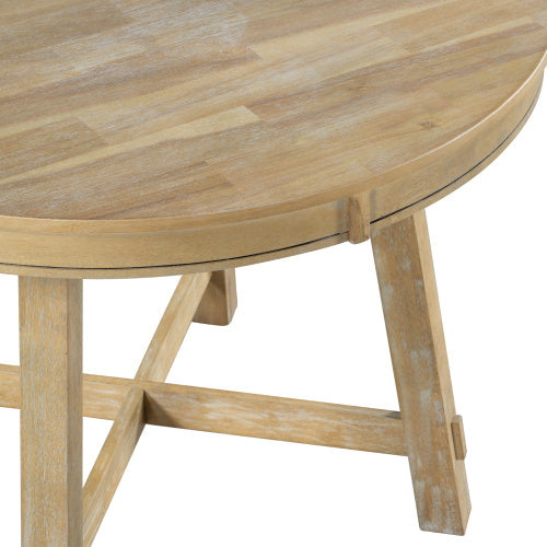 Table à manger circulaire extensible