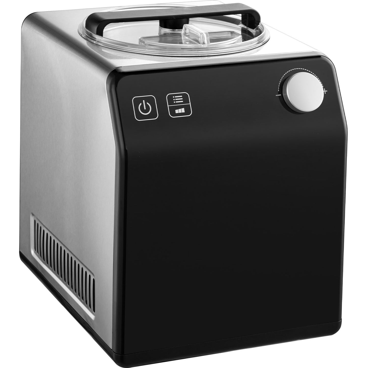 Upright Automatic Ice Cream Maker With Built-in Compressor, 2 Quart No Pre-freezing Fruit Yogurt Machine, Stainless Steel Electric Sorbet Maker, 4 Modes Gelato Maker With Digital Display Timer Home Essentials