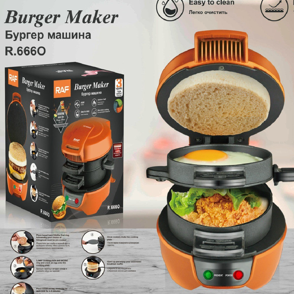 European Standard Multi-function Sandwich Bread Maker Household Frying Electric Baking Pan Breakfast Machine Appliances Home Essentials