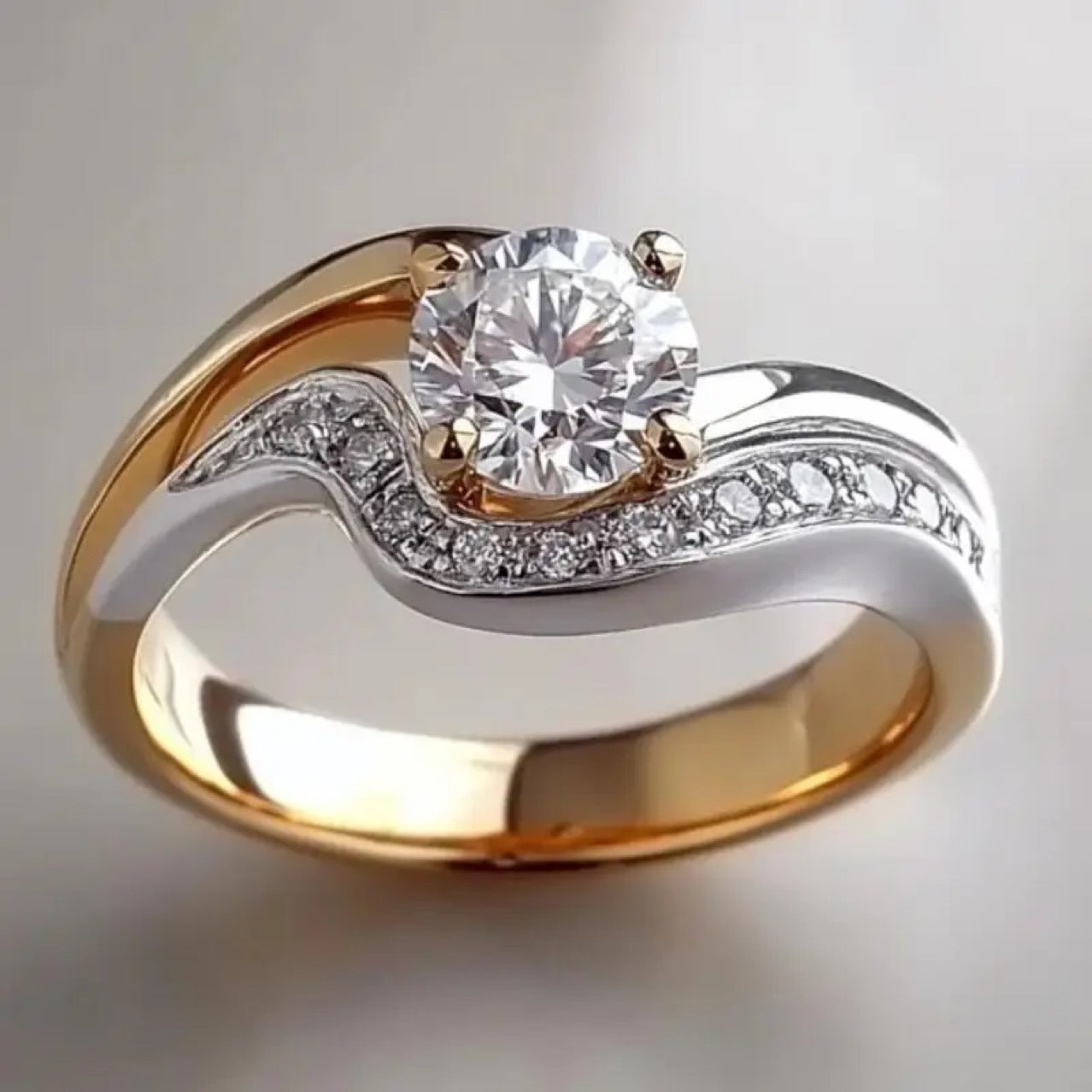 Women's Simple All-match Fashion Moissanite Ring Jewelry & Accessories