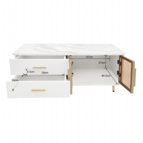 Table basse en panneaux de particules
