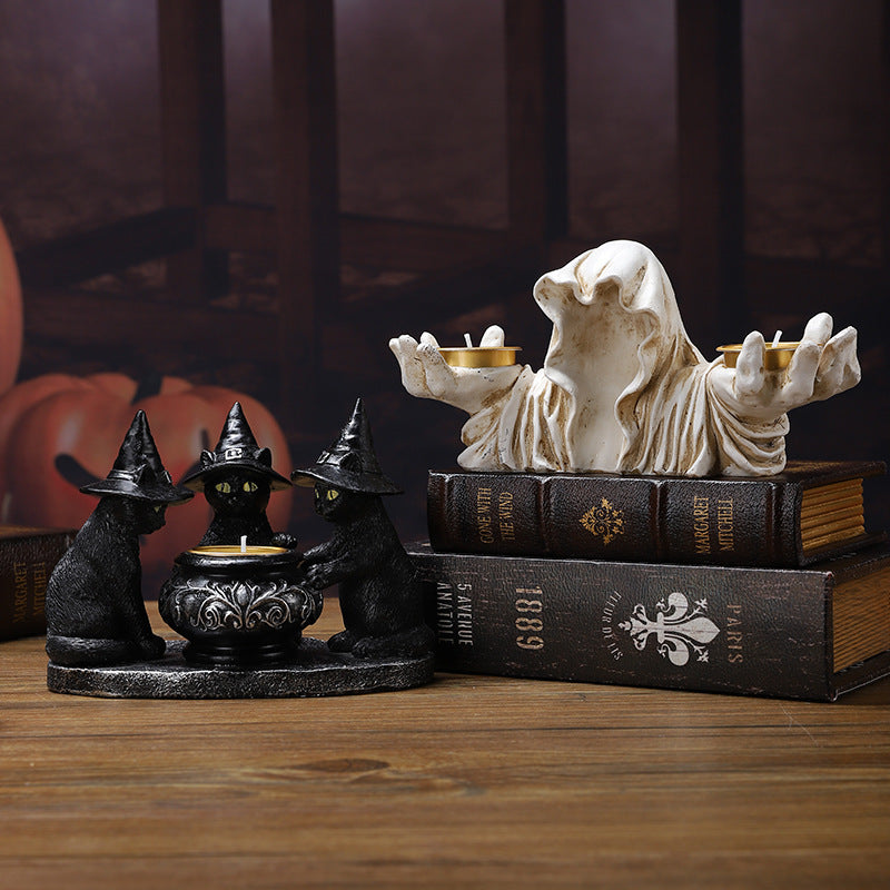 Halloween Candlestick Table Decorative Home Ornaments