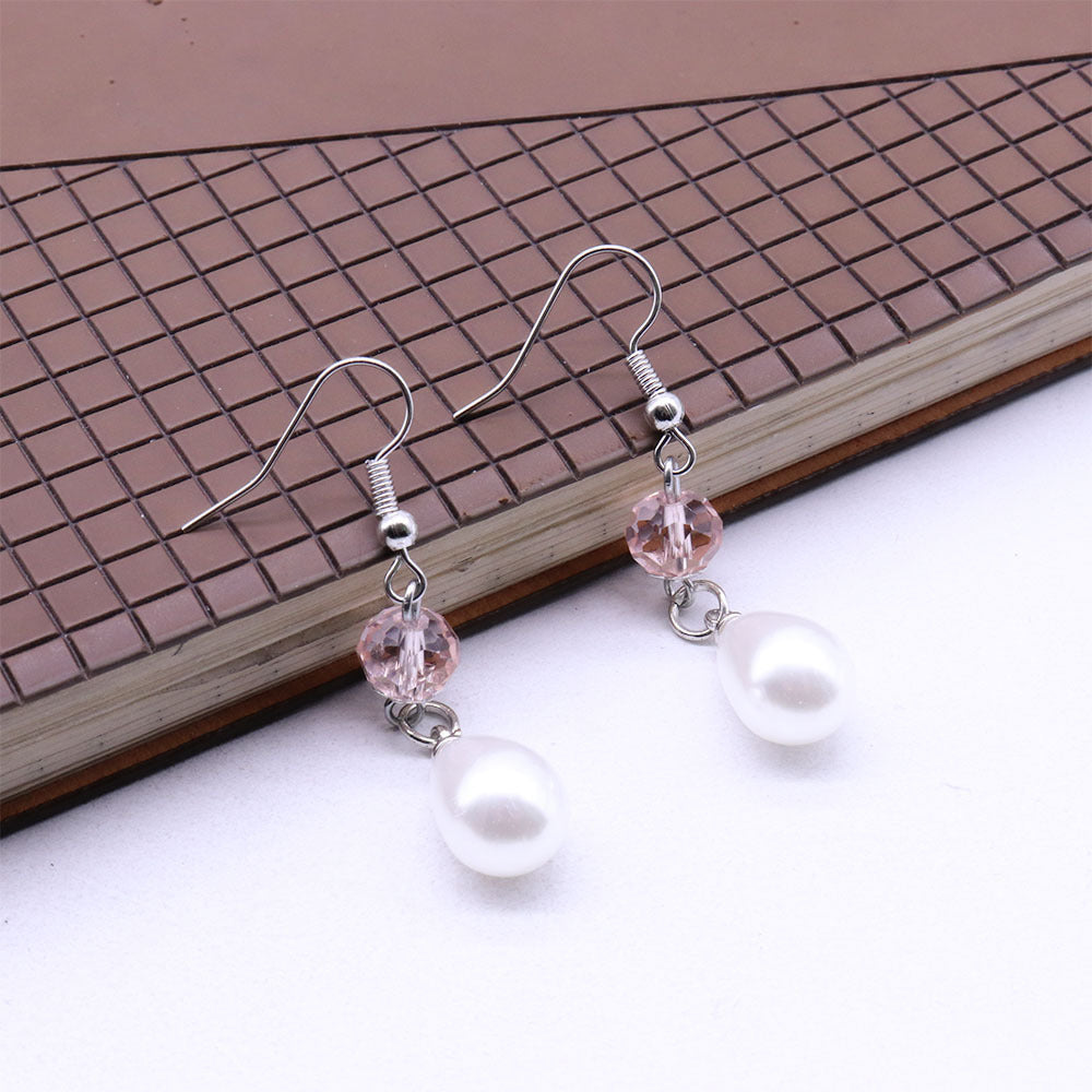 Chinese Style Light Luxury Safe Water Drop Pearl Tassel Earrings Jewelry/Accessories