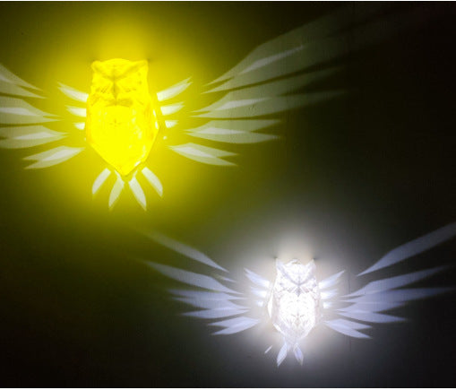 Animal Projection Wall Lamp, Owl Lamp, Night Lamp Lighting Home Essentials