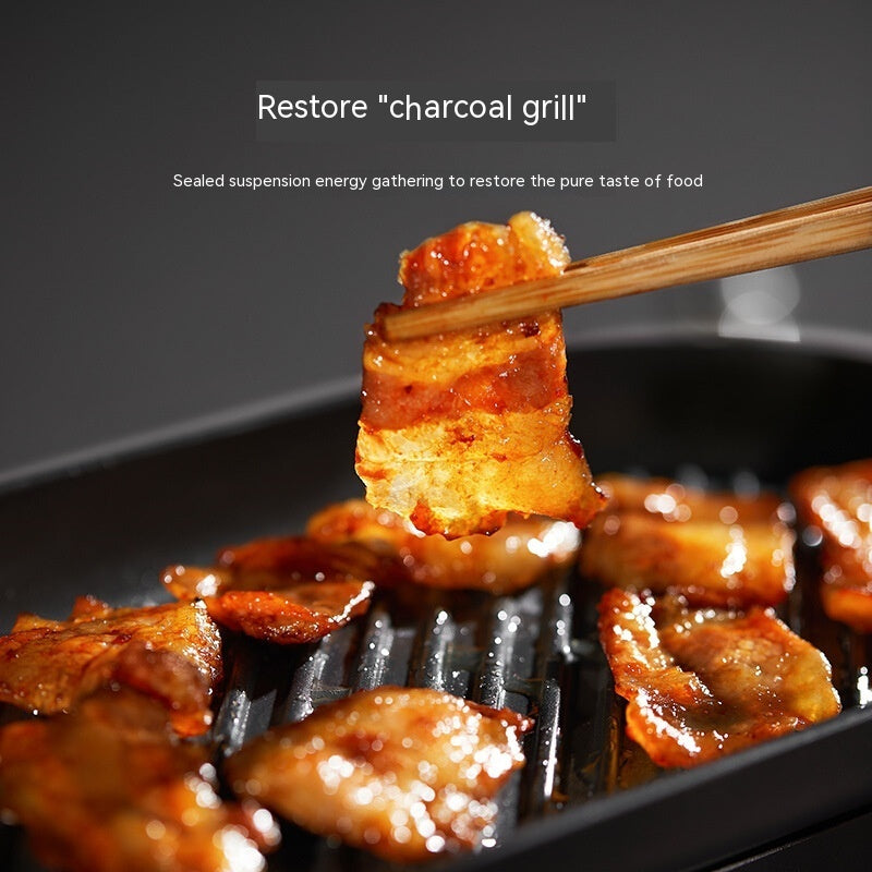 Mini Barbecue Plate Electric Baking Pan Grill Household Smoke-free appliances Home Essentials