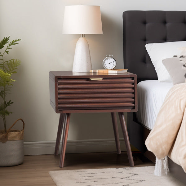 49x37.5x55cm 1 Drawer Bedside Table