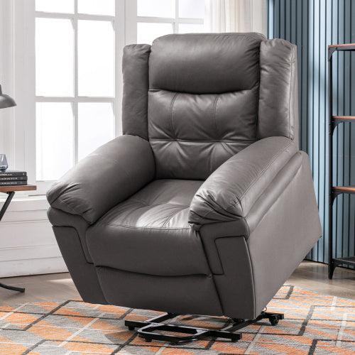 Power Lift Recliner, Electric Massage Heating Lift Chair for Elderly, Comfortable Living Room Armchair – Tech Cloth Sofa Furniture