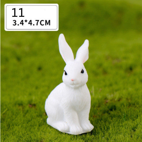 Cute Rabbit Micro Landscape Home Ornaments