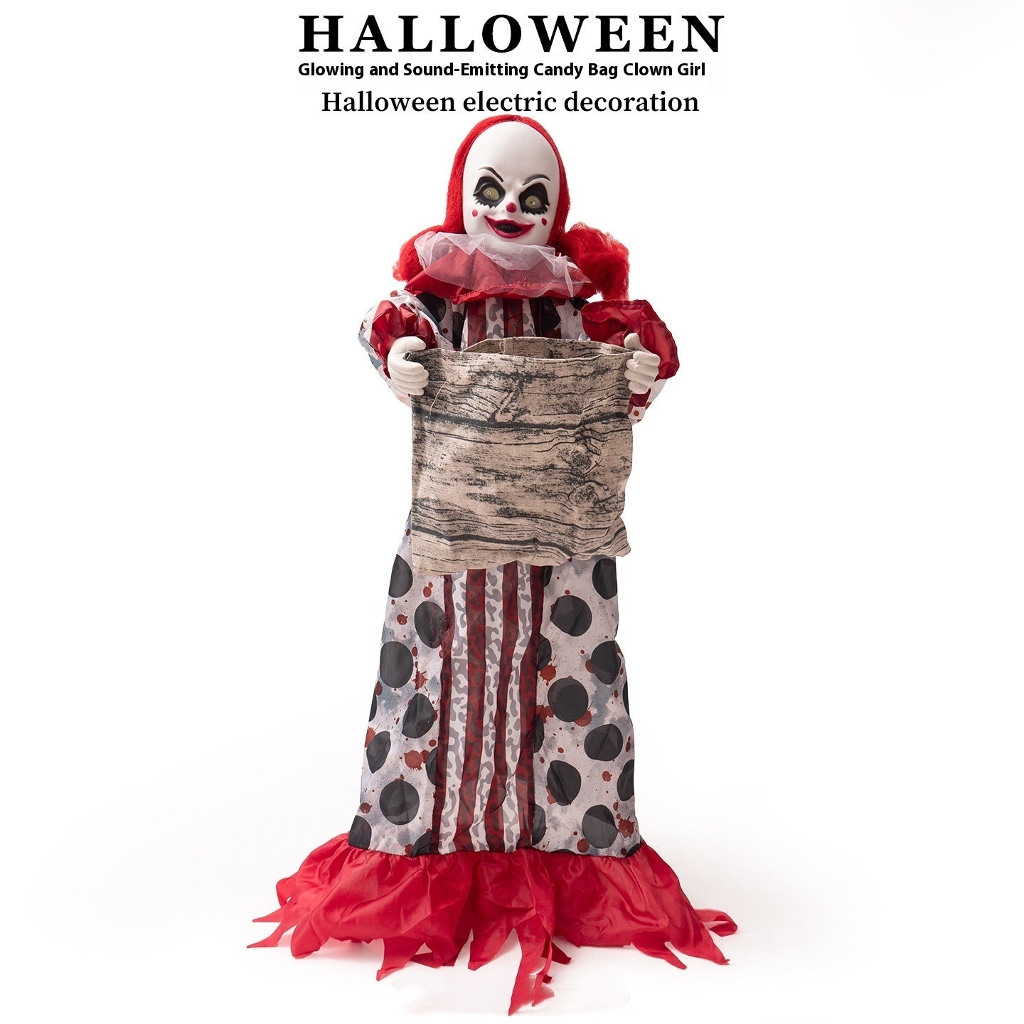 Halloween Electric Candy Girl Decoration Home Ornaments