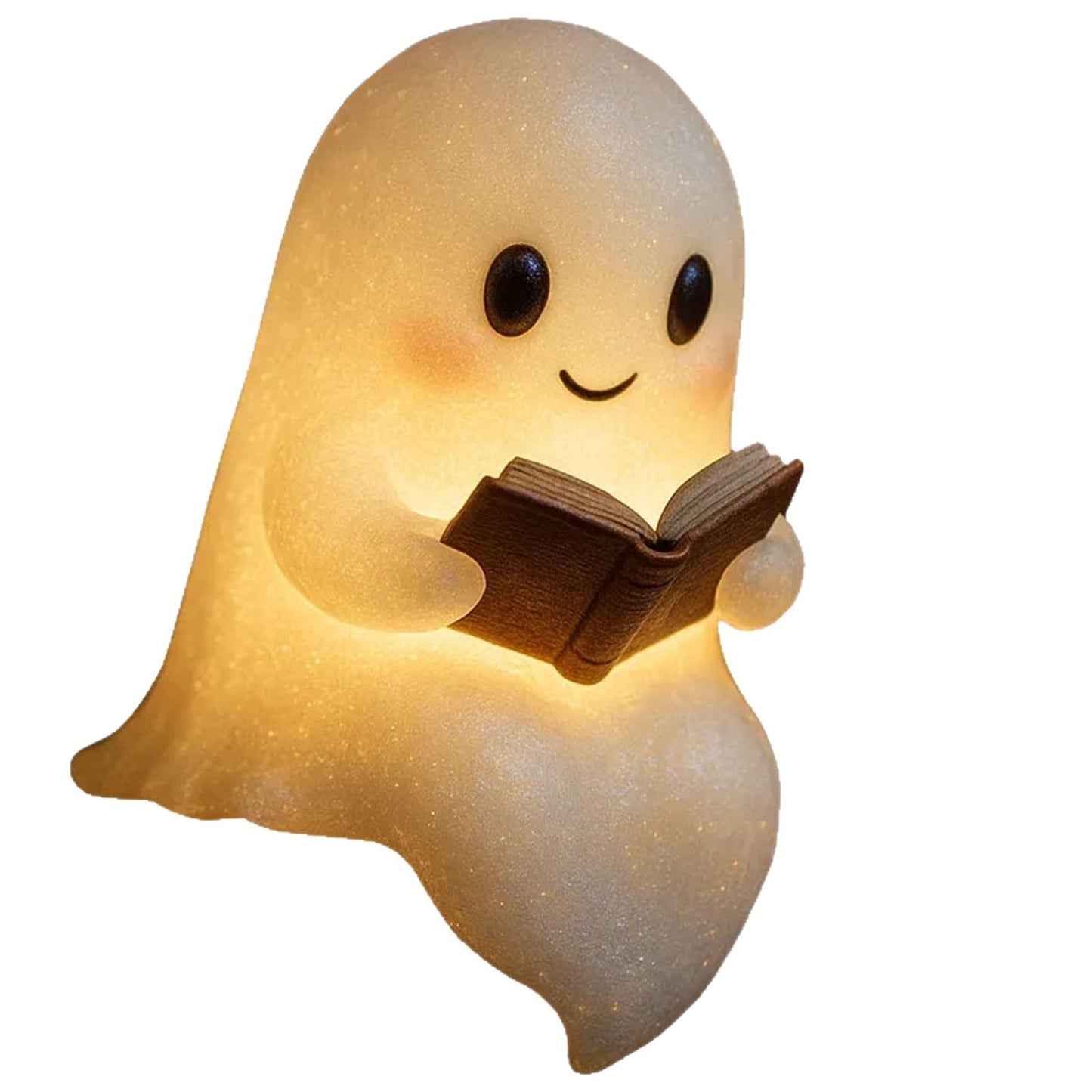Cute LED Ghost Night Light Children's Nightlight Gift Bedside Sleep Lamp Halloween Decorations Lovely Ghost Lamp Warm Light Home Ornaments