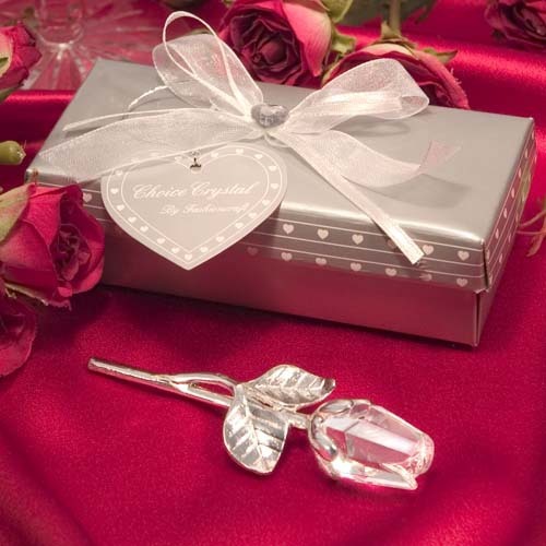 Metal Crystal Rose Decorations – Perfect Gift for Any Occasion: Valentine's Day, Anniversary, Birthday, Wedding & More Home Ornaments
