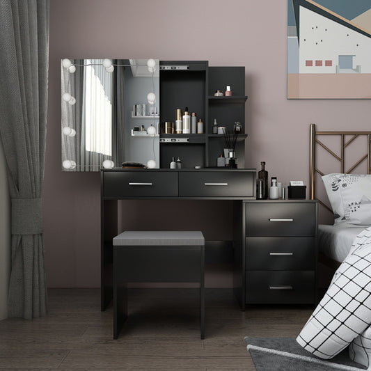 Black Dressing Table Set Bedroom Furniture