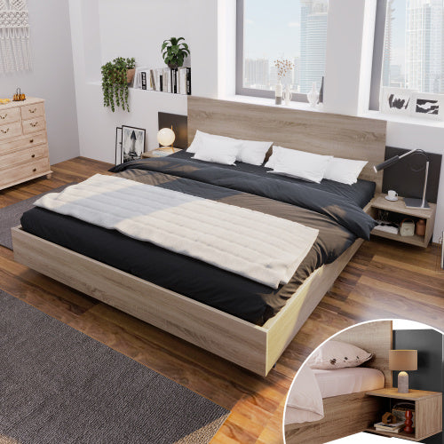 Double Bed, Wooden Bed