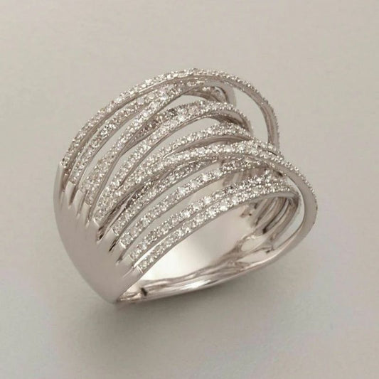 New Fashion Personality Affordable Luxury High Sense Multilayer Ring Jewelry & Accessories